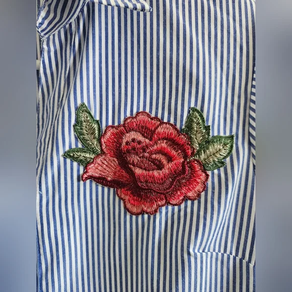 Speed Control Long Button-Down Shirt - Picture 2 of 4